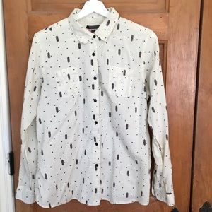 LAST CHANCE! Maison Scotch boho print button down